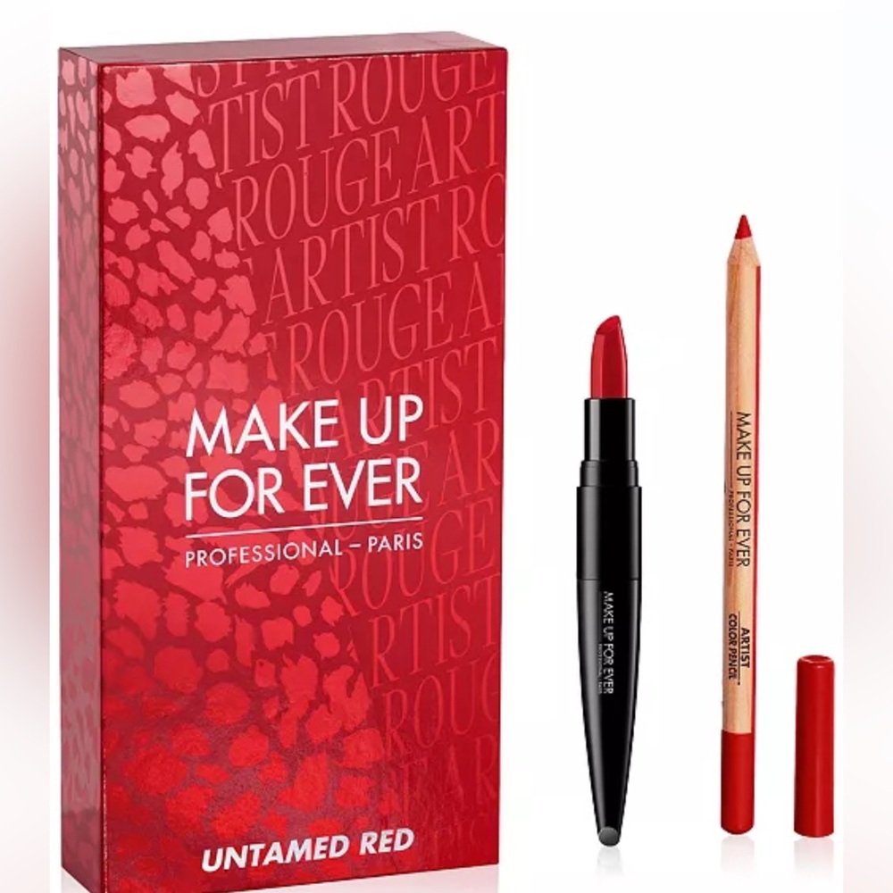 Make Up For Ever Untamed Red Lip Set